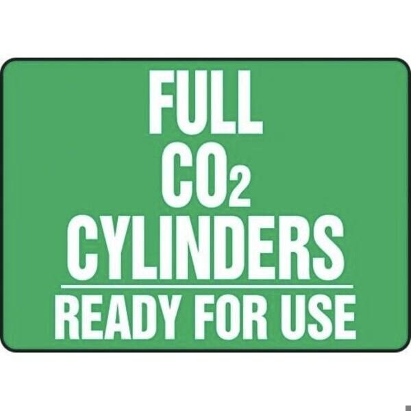Accuform CYLINDER COMPRESSED GAS SIGN MWLD516VS MWLD516VS - main